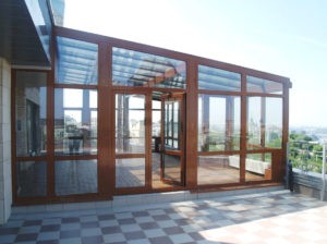 Алюминиевая дверь для веранды GFTD811